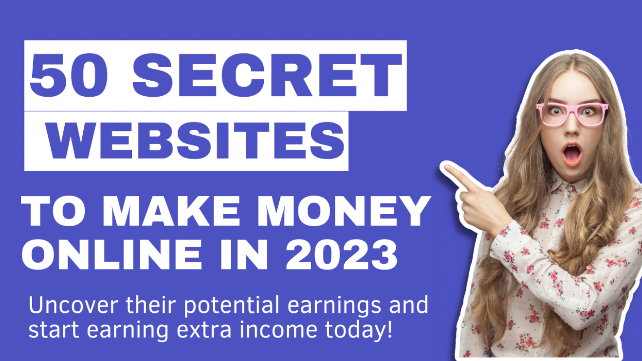 50 Secret Websites to Make Money Online in 2023 PeraReview